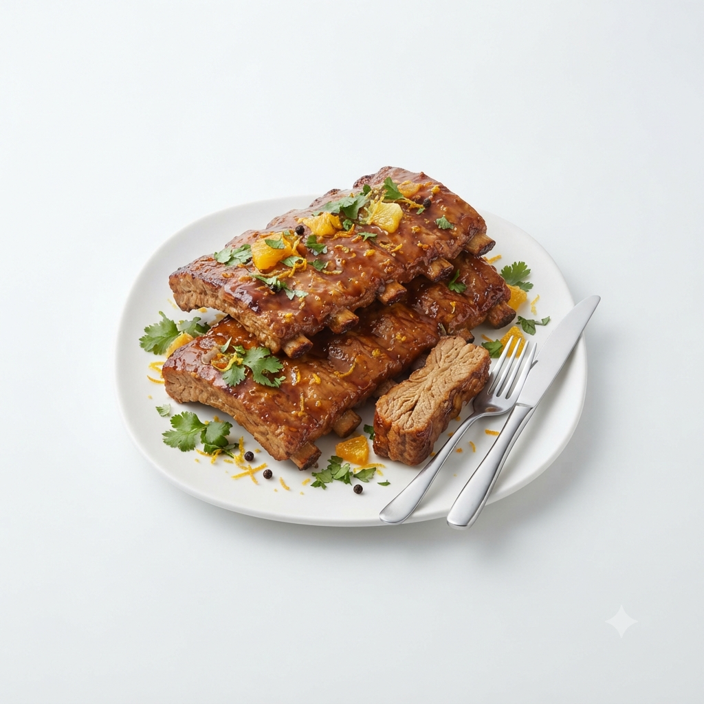 Citrus Vegan Spareribs