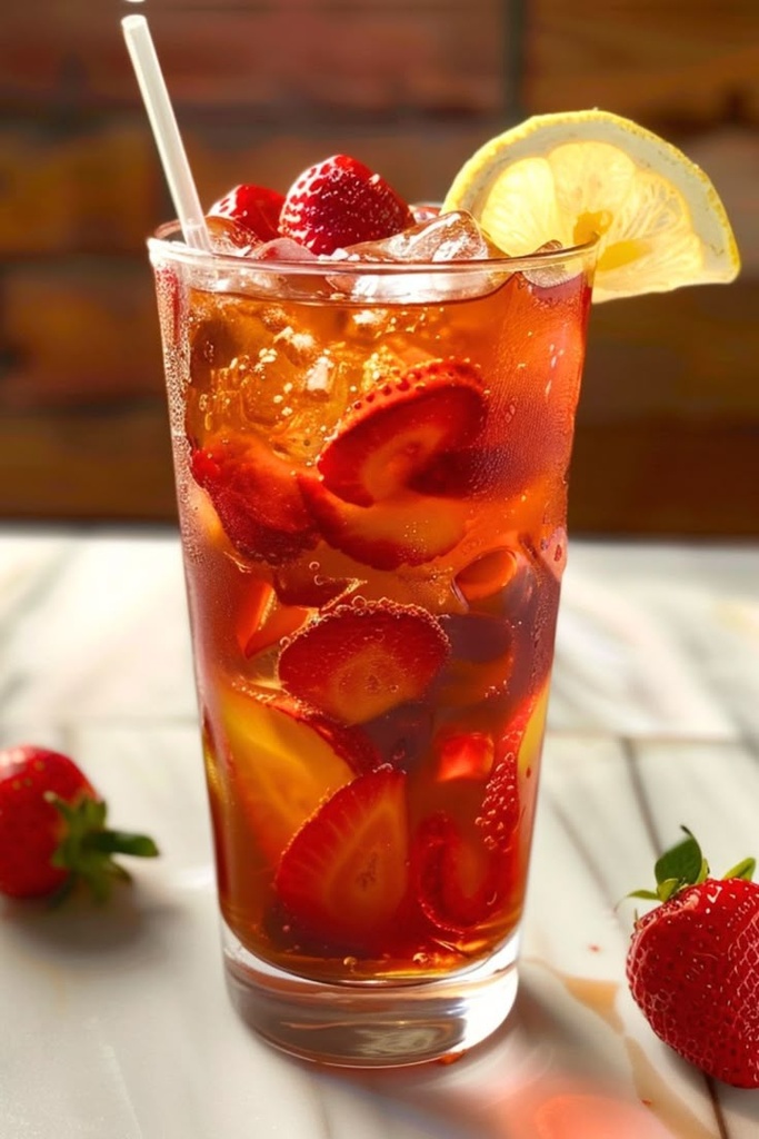 Lemon+Strawberry Black Tea