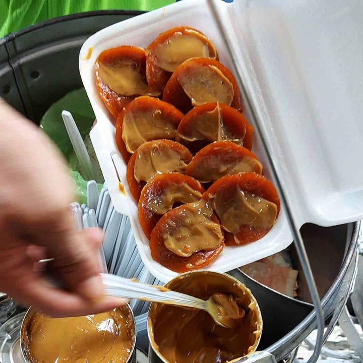 Mini Kutchinta W/ Caramel Sauce