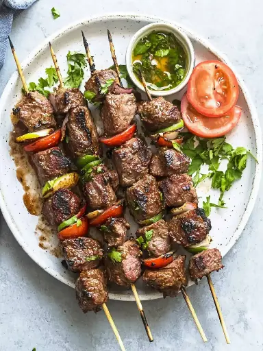 Grilled Lamb Skewers