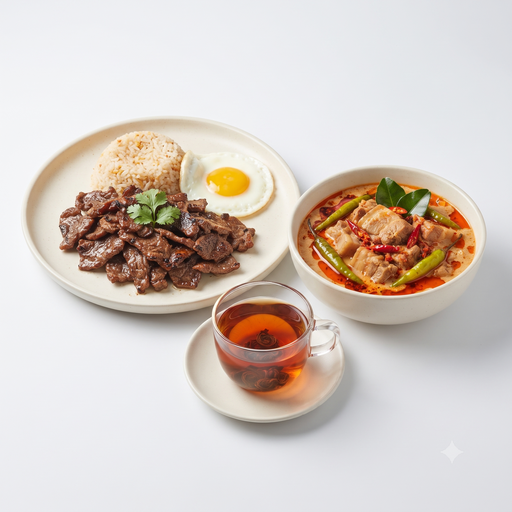 Package:Tapa+Bicol Express+Black Tea